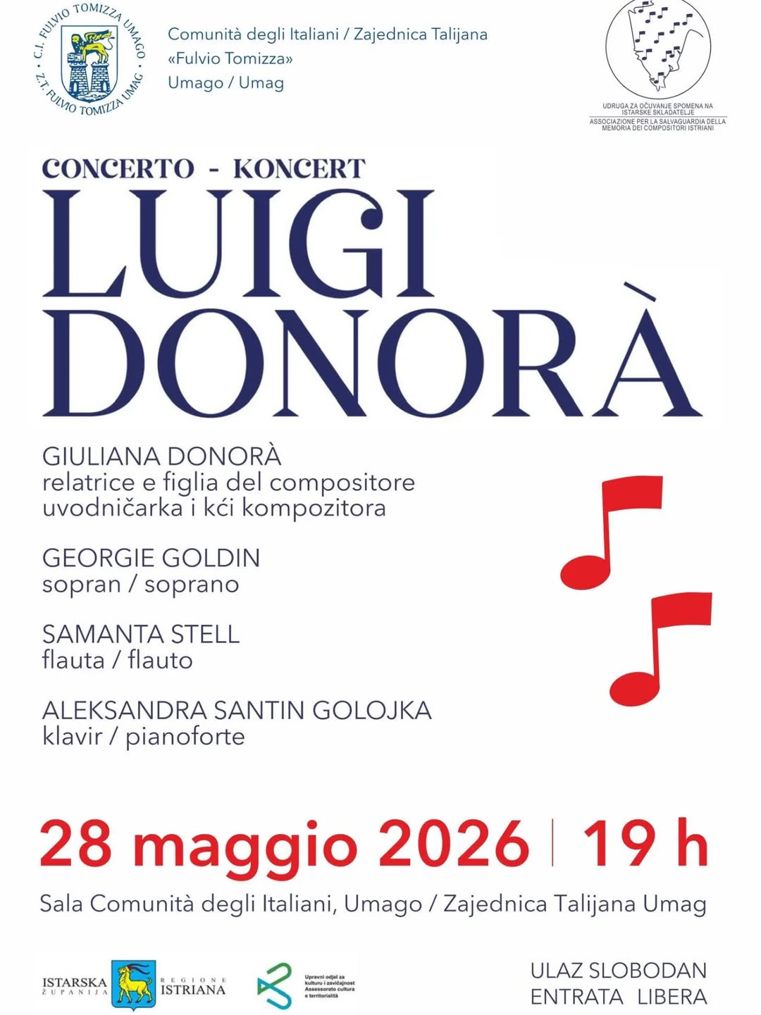 Concerto di Luigi Donorà – 28/5/2026