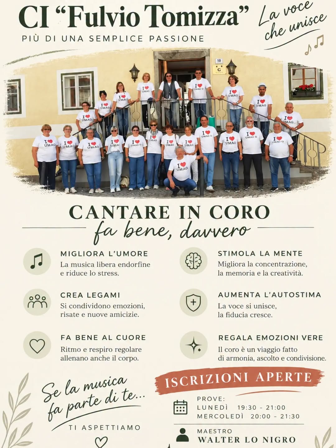 Cantare in coro fa bene, davvero