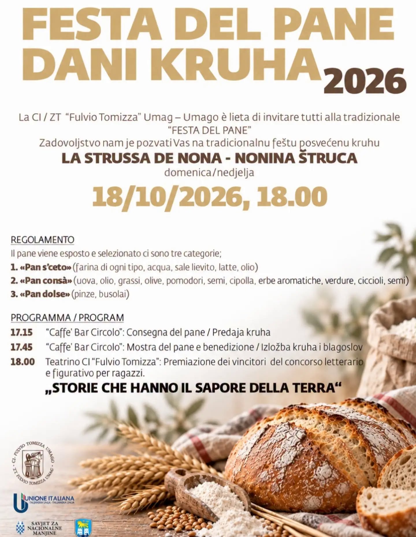 Festa del pane – 18/10/2026